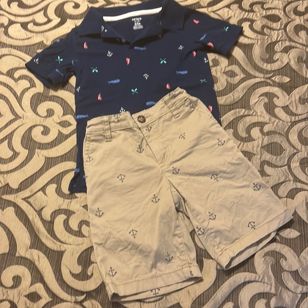 Carter’s Boys Size 5 nautical set